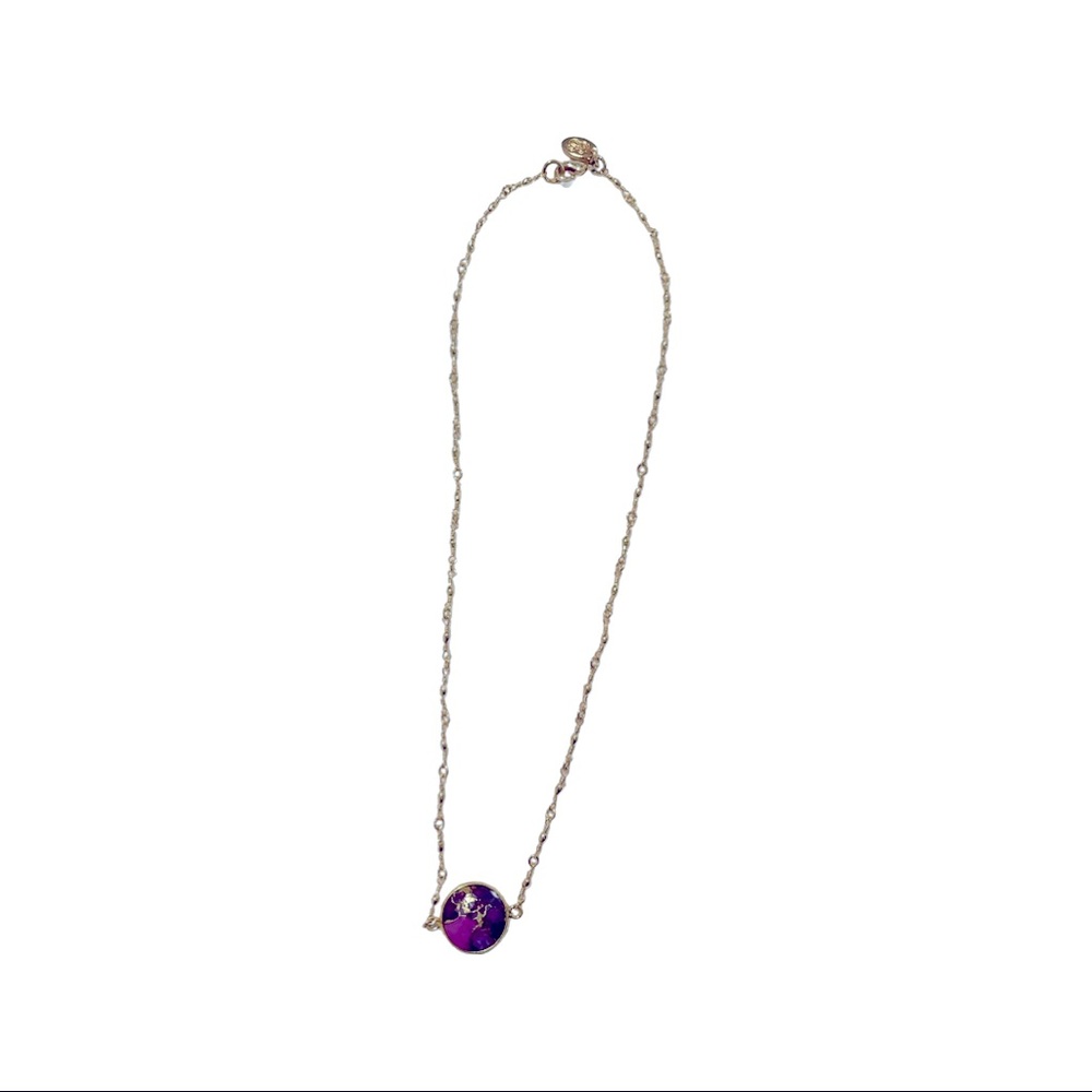 Purple Turquoise Necklace from Emma Stone Jewelry